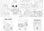 do unique coloring pages activity books book covers KDP interiors
